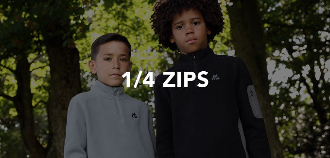 KIDS 1/4 ZIPS