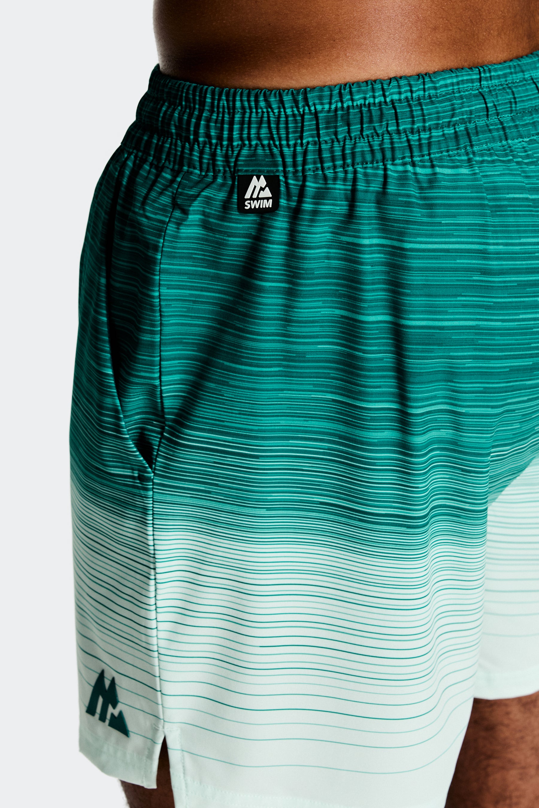 Trail Swim Short - Deep Teal/Water Spring