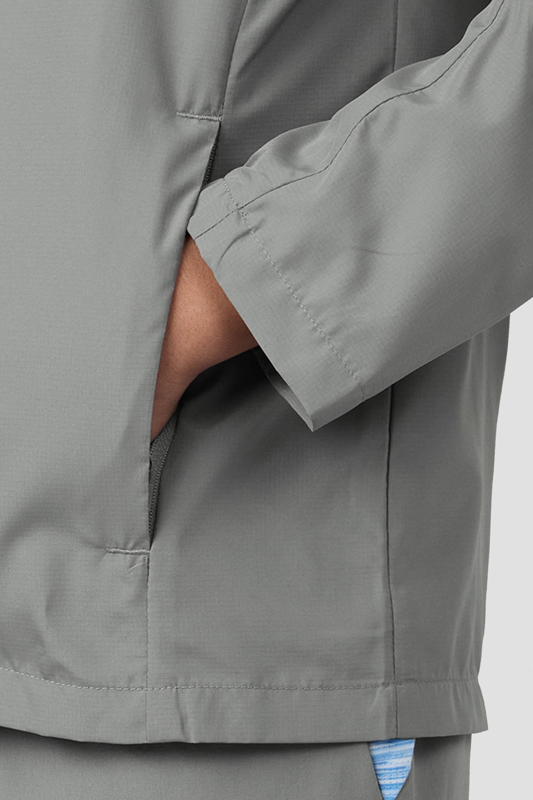 Boys Trail 2.0 Windbreaker - Grey/Blue/White