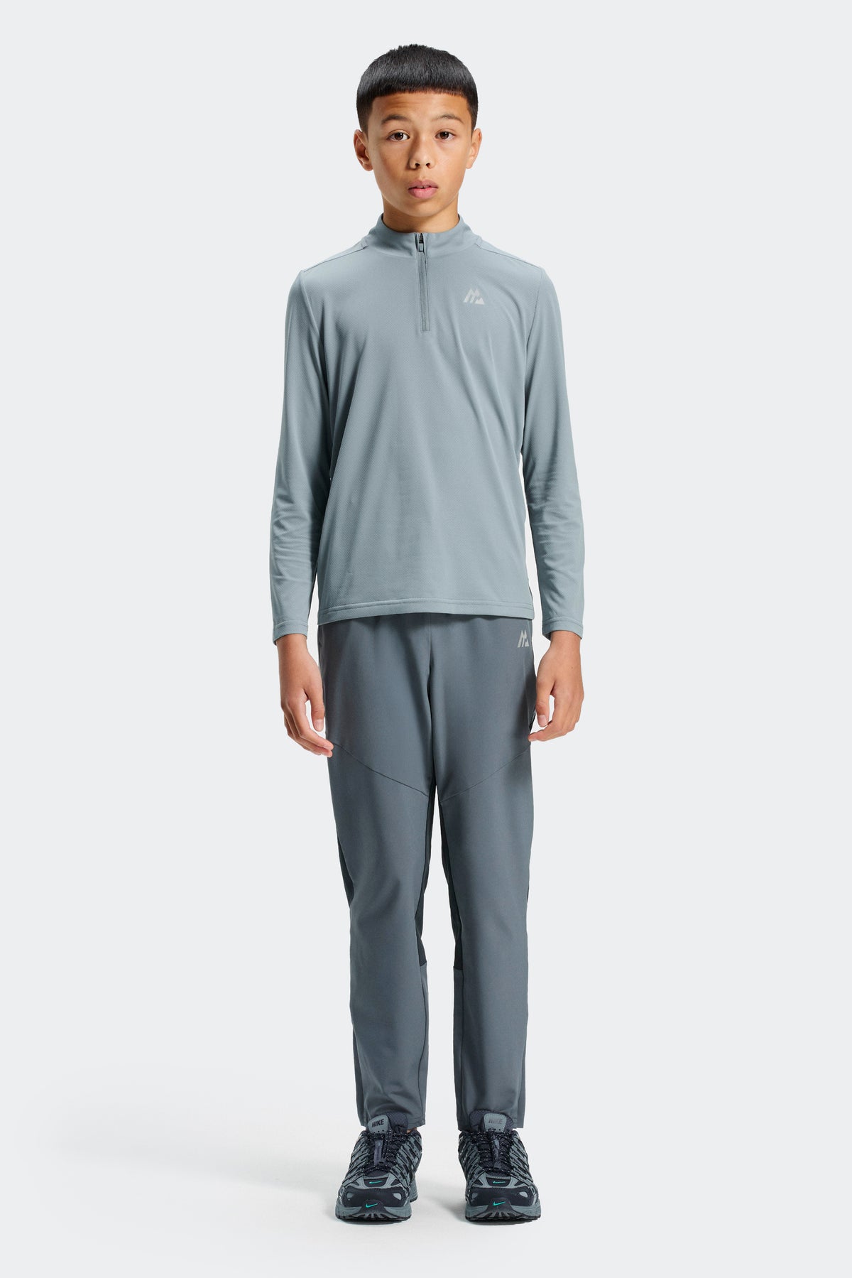 Boys Delta 1/4 Zip - Steel