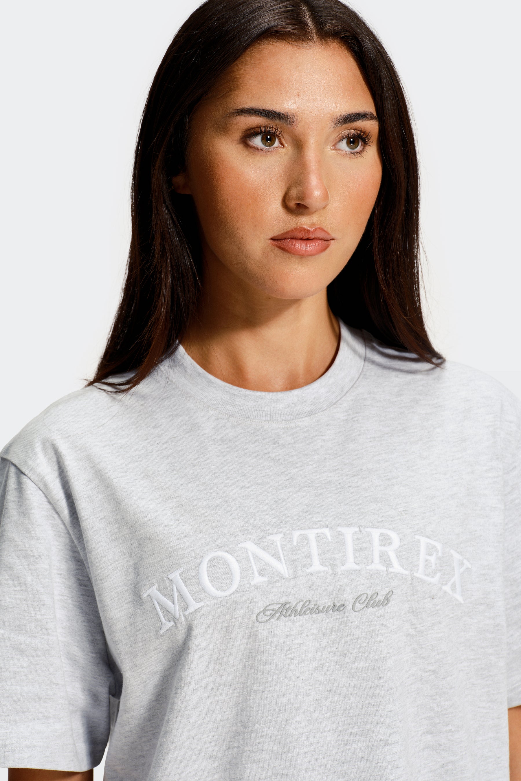 Athleisure Club T-Shirt - Platinum Grey Marl