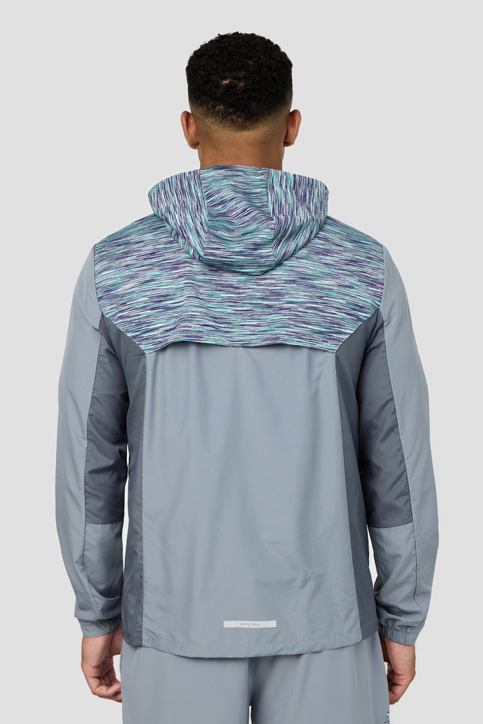 Trail 3.0 Windbreaker - Grey/Green/Purple