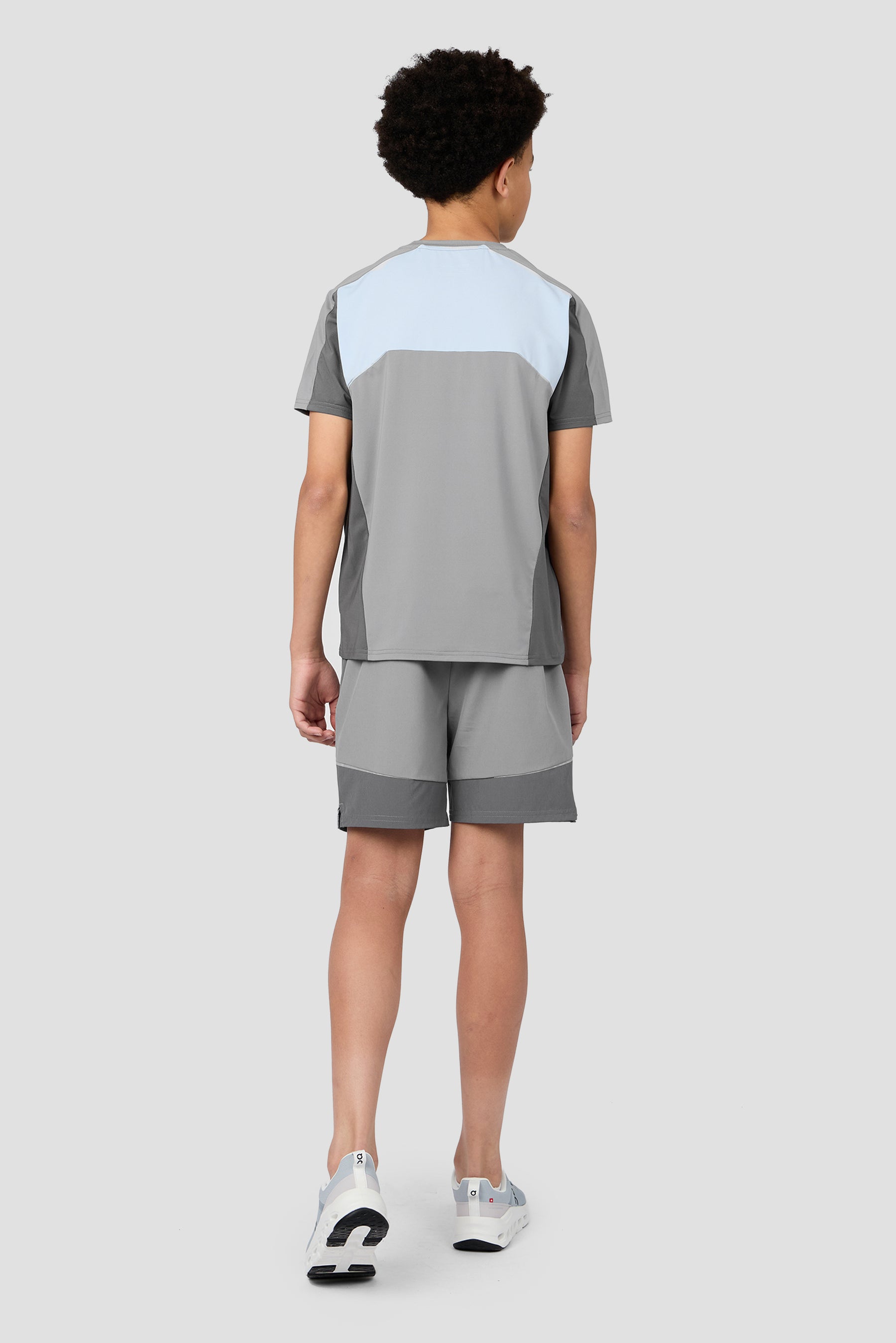 Boys Cerberus Short - Platinum Grey/Summer Mist/Cement Grey