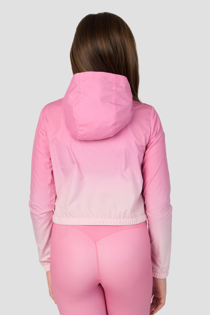 Girls Glow Windbreaker - Rosella/Silk Pink