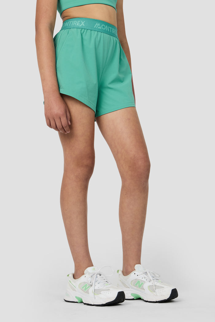 Girls Icon Short - Mineral Green