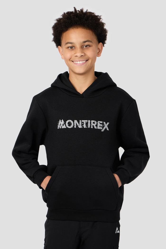 Boys Reboot Graphic Hood - Black