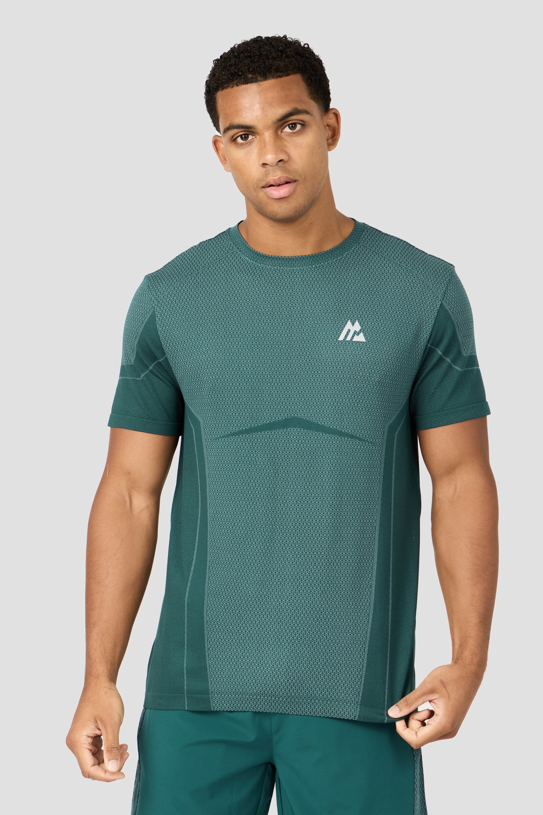 Pulse Seamless T-Shirt - Ocean Abyss/Steel Teal