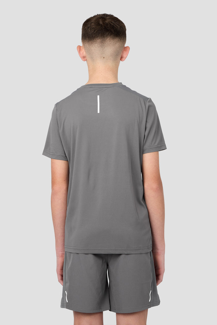 Boys Delta T-Shirt - Cement Grey
