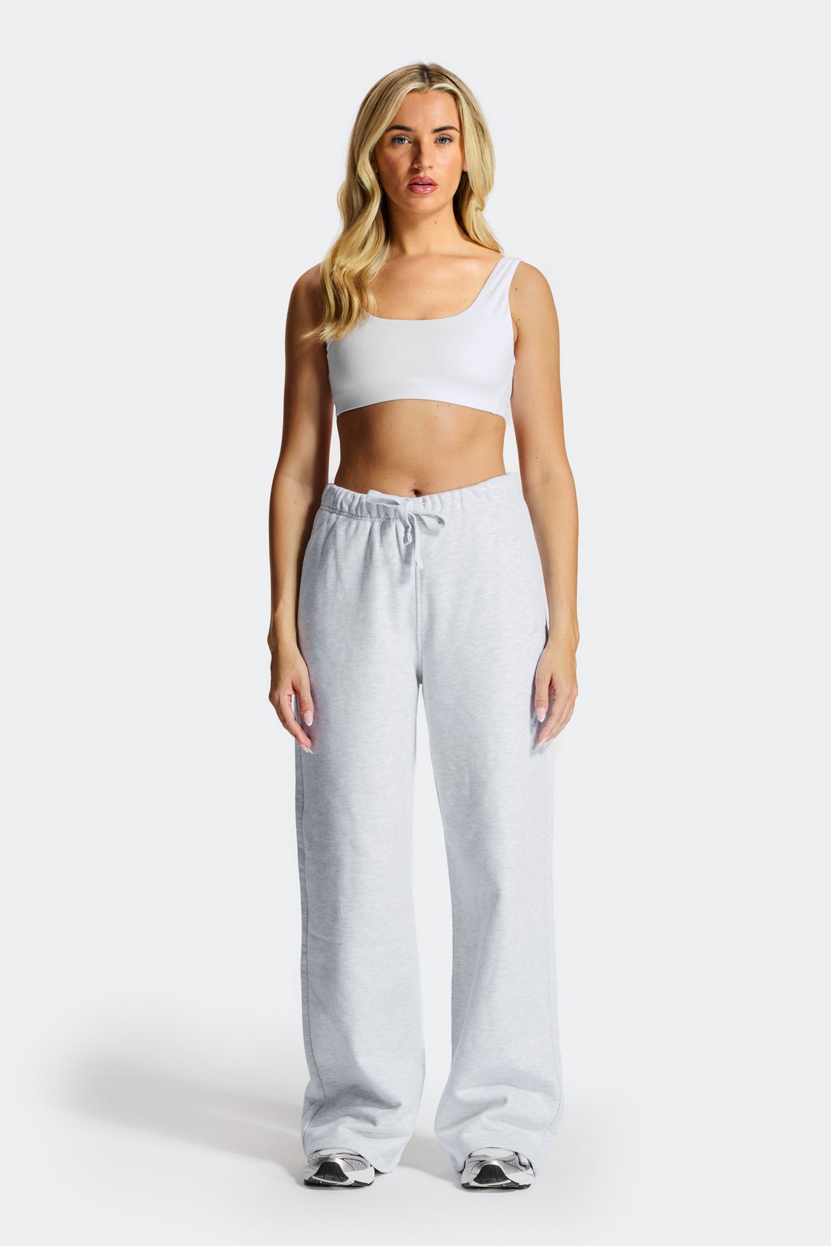 Form Wide Leg Jogger - Grey Marl