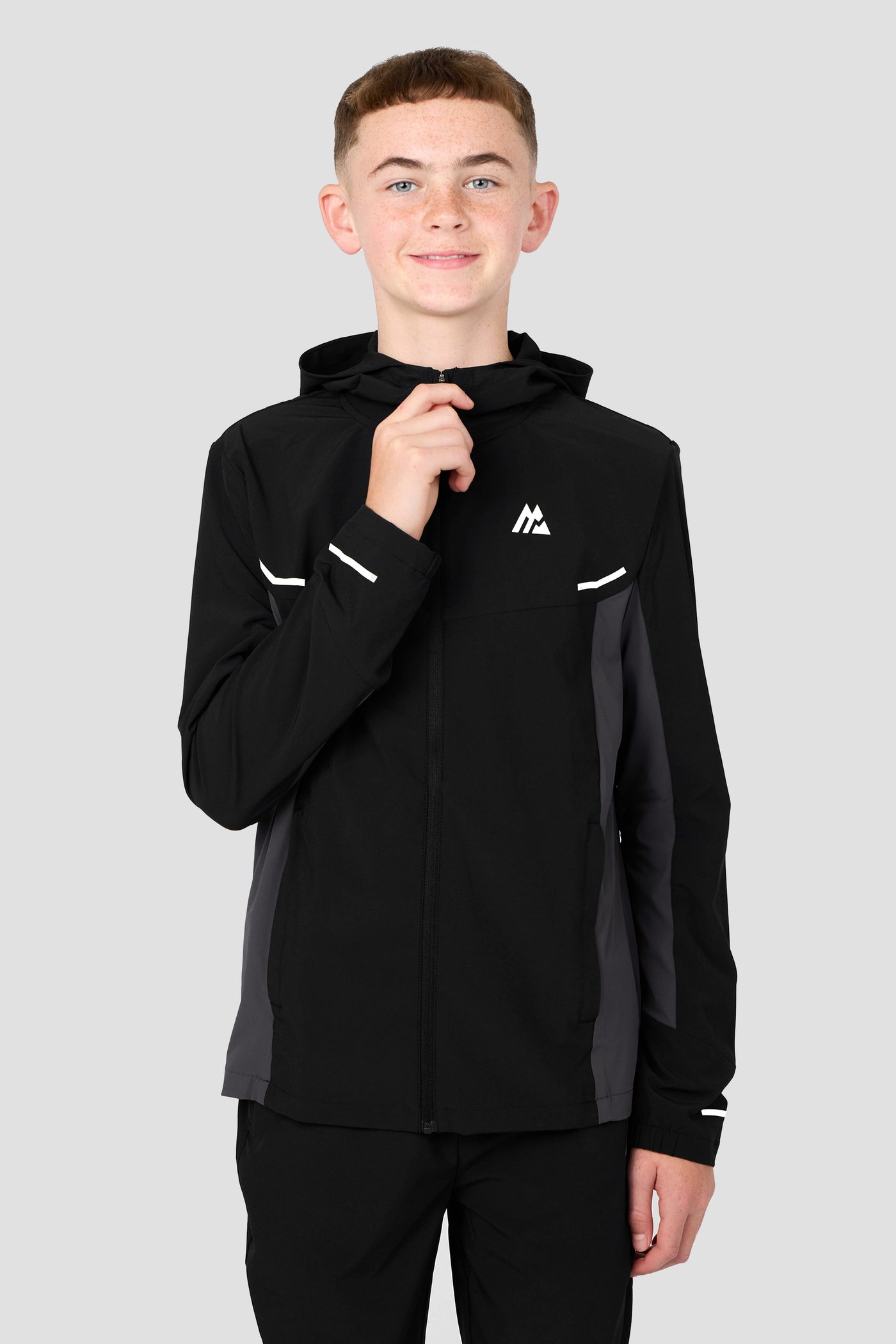 Boys Vortex Jacket - Black/Asphalt