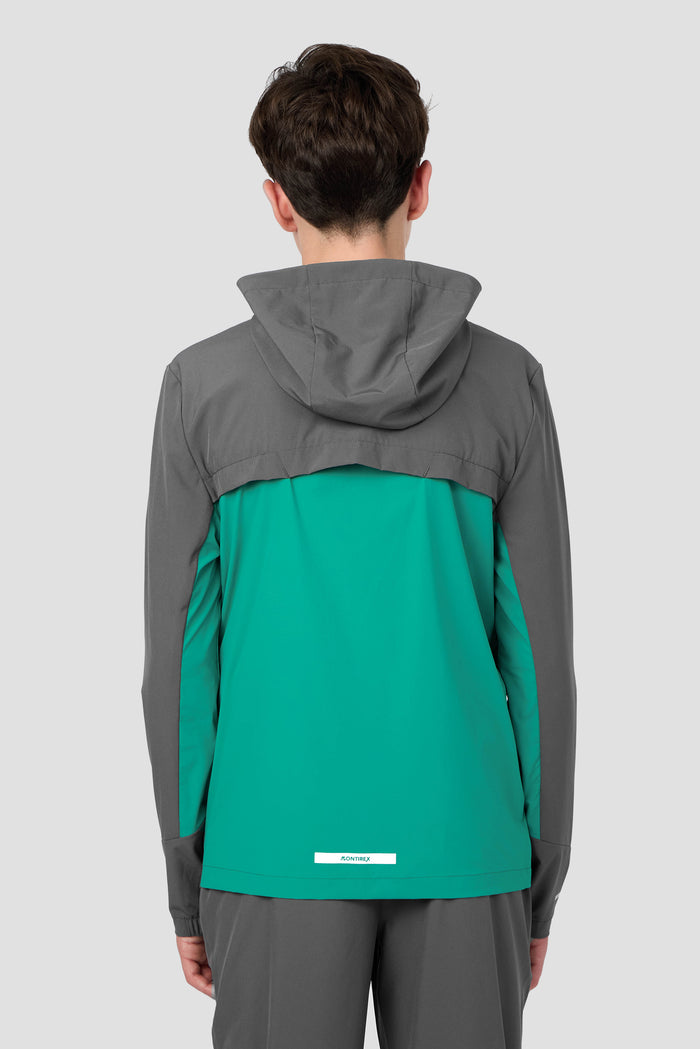 Boys Vortex Jacket - Cement Grey/Atlas