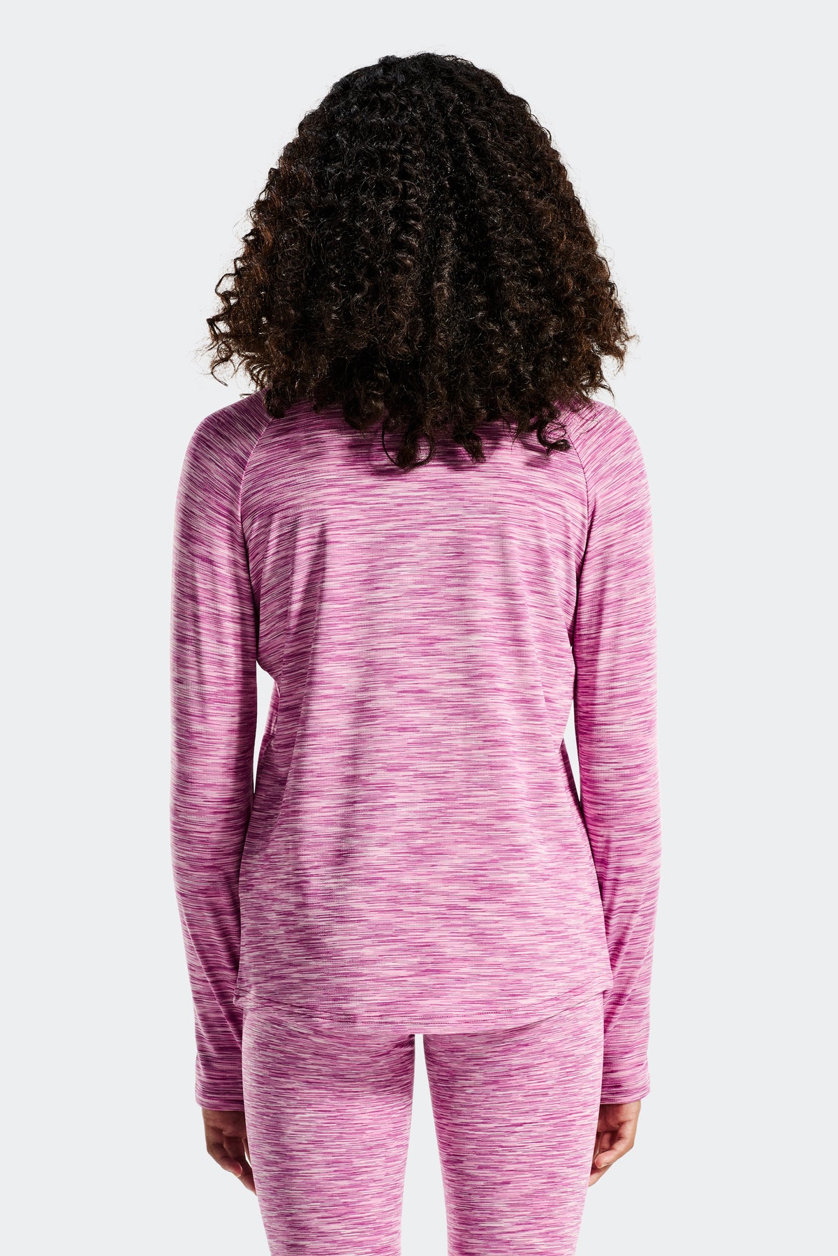 Girls Trail 1/4 Zip - Vivid Orchid/Bloom/Hibiscus/Bubble Pink/Lullaby Pink