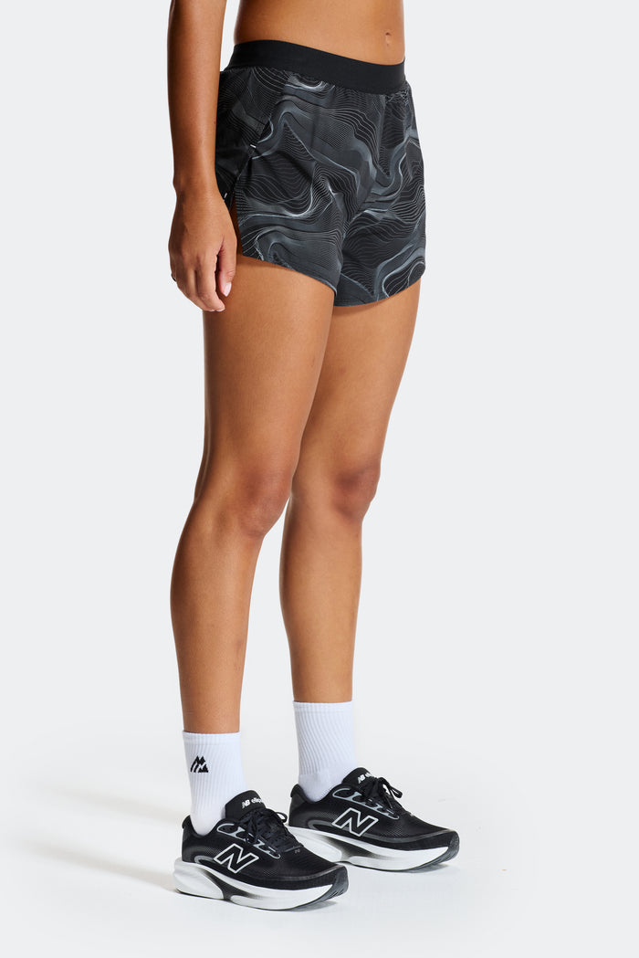 Bora Short - Black/Dove Grey/Slate Grey/Steel
