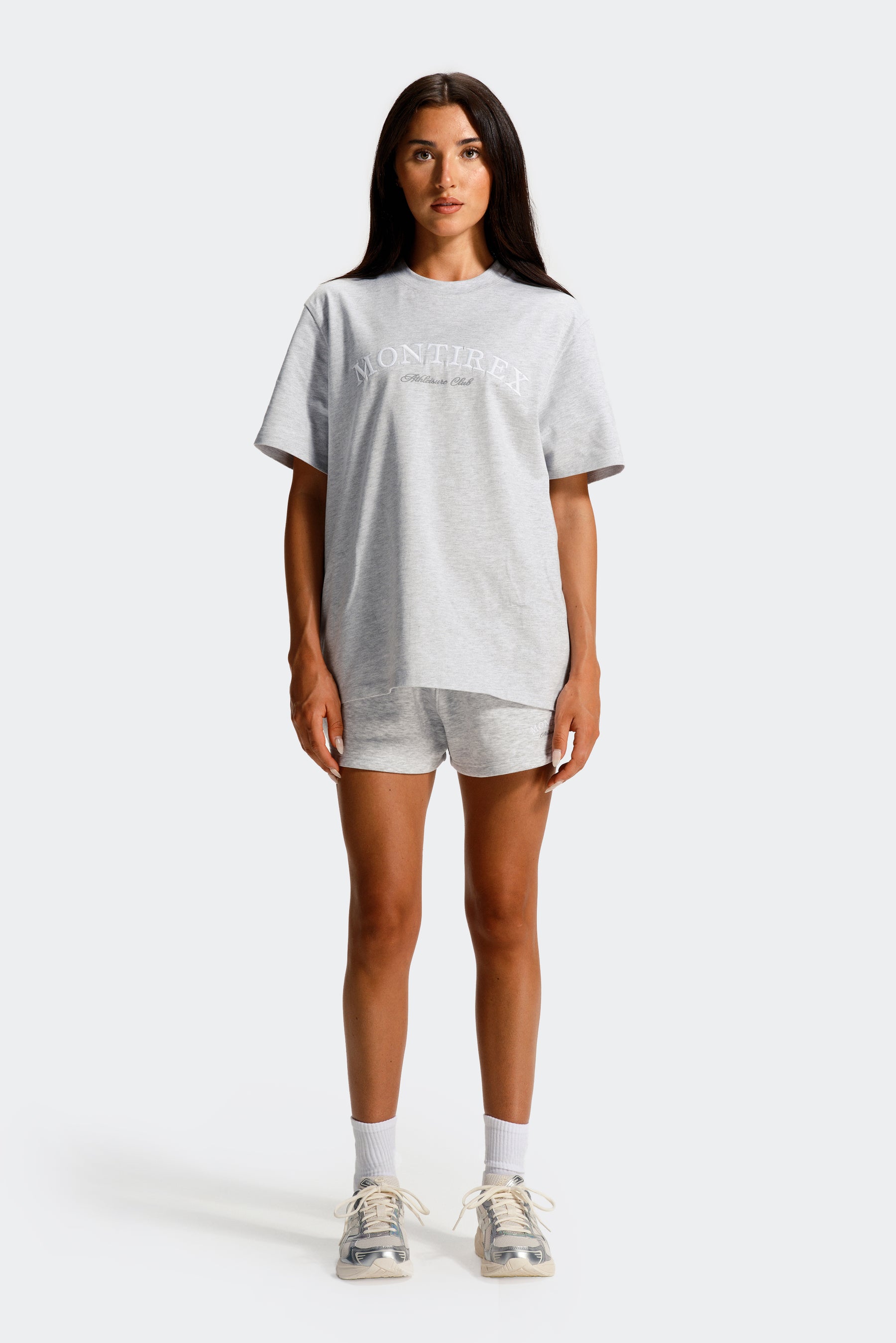 Athleisure Short - Platinum Grey Marl