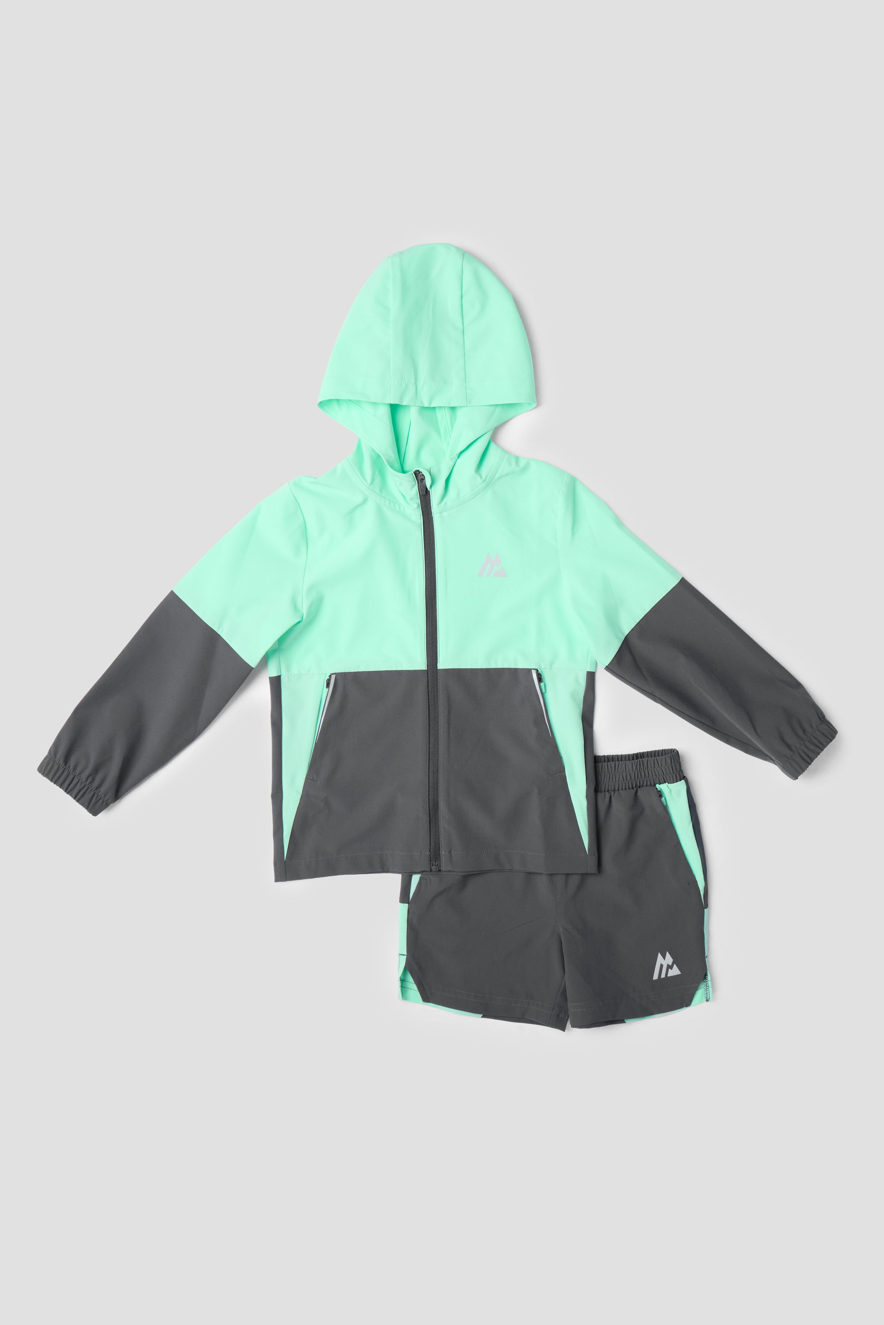Infant Boys Edge Jacket/Edge Short - Duck Egg/Slate Grey