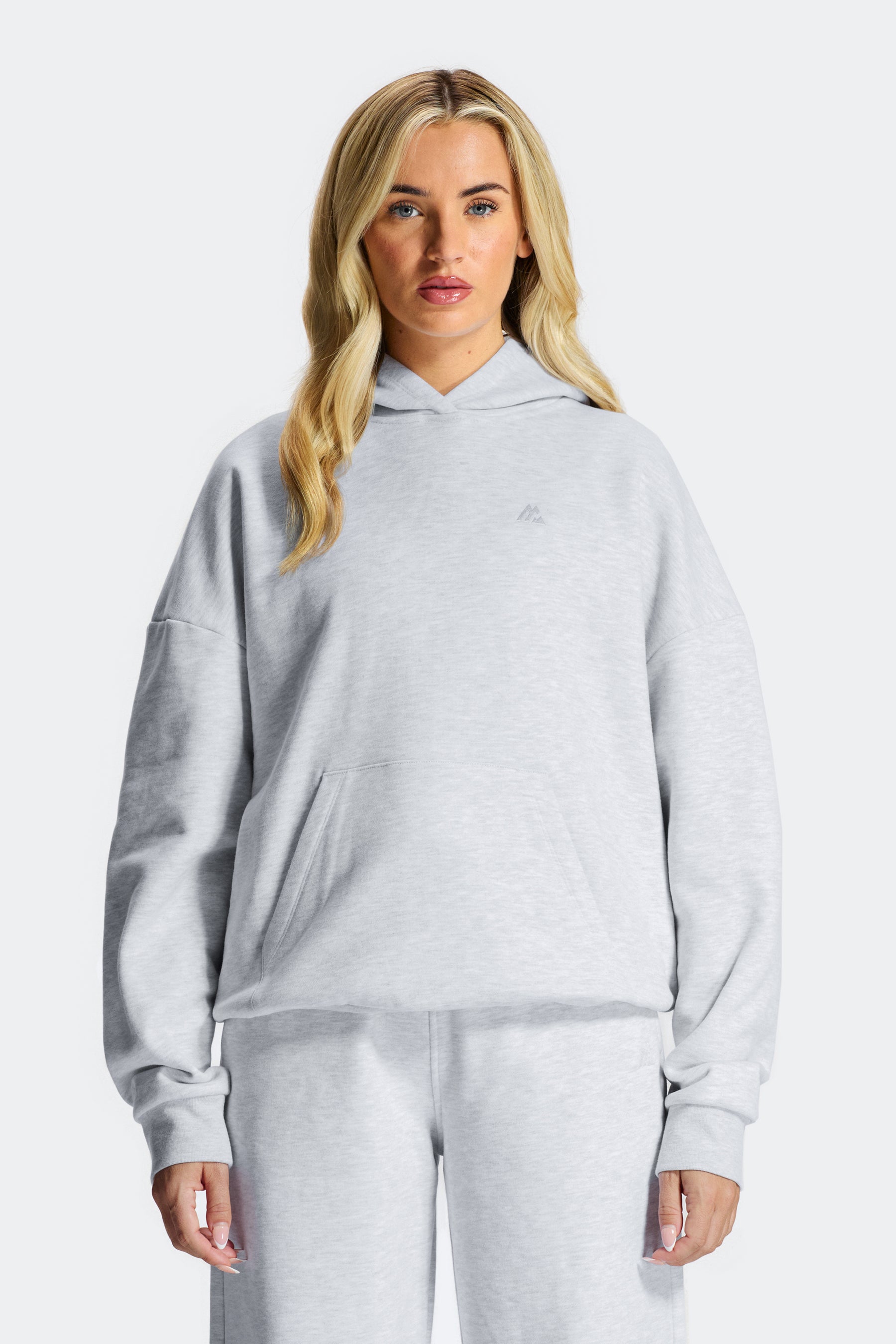Form Fleece Hood - Grey Marl
