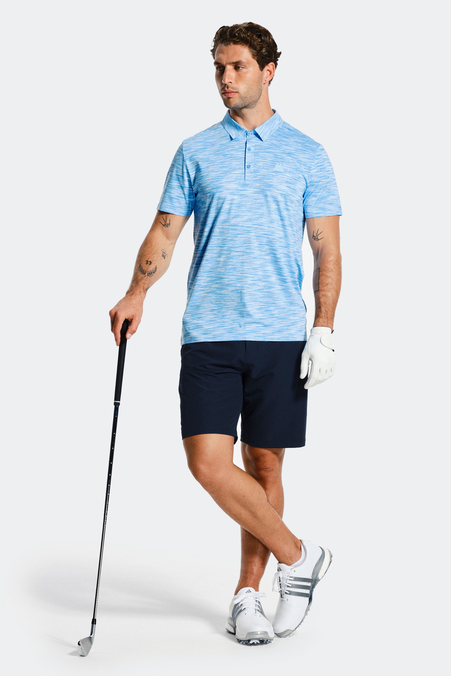 Trail Polo - Blue/White