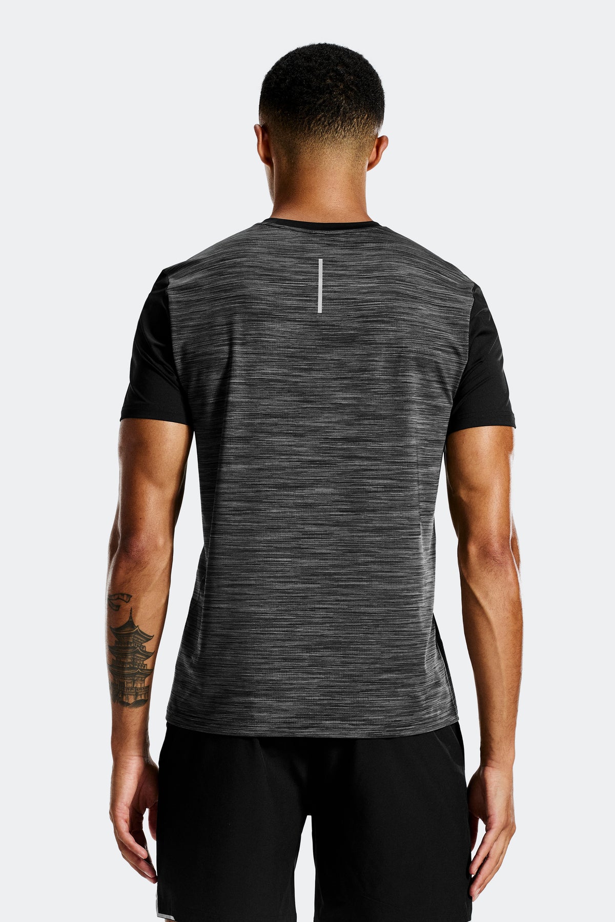 Trail Panel T-Shirt - Black/Asphalt/Cement Grey