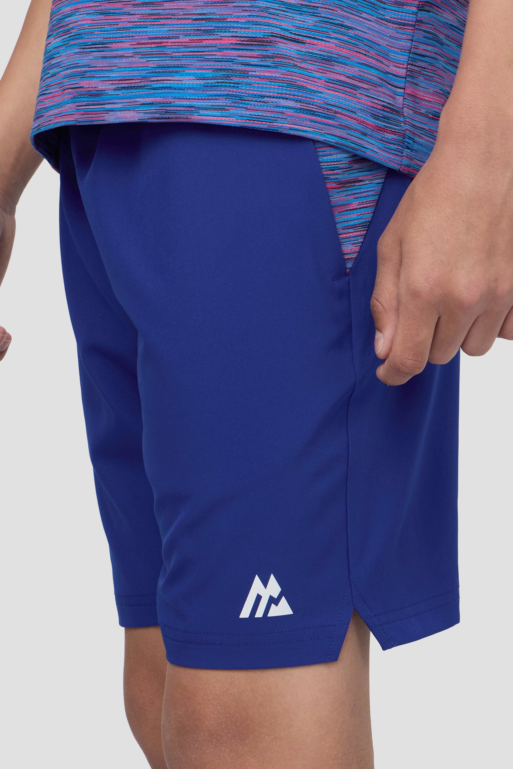 Boys Trail 2.0 Short - Blue/Navy/Pink