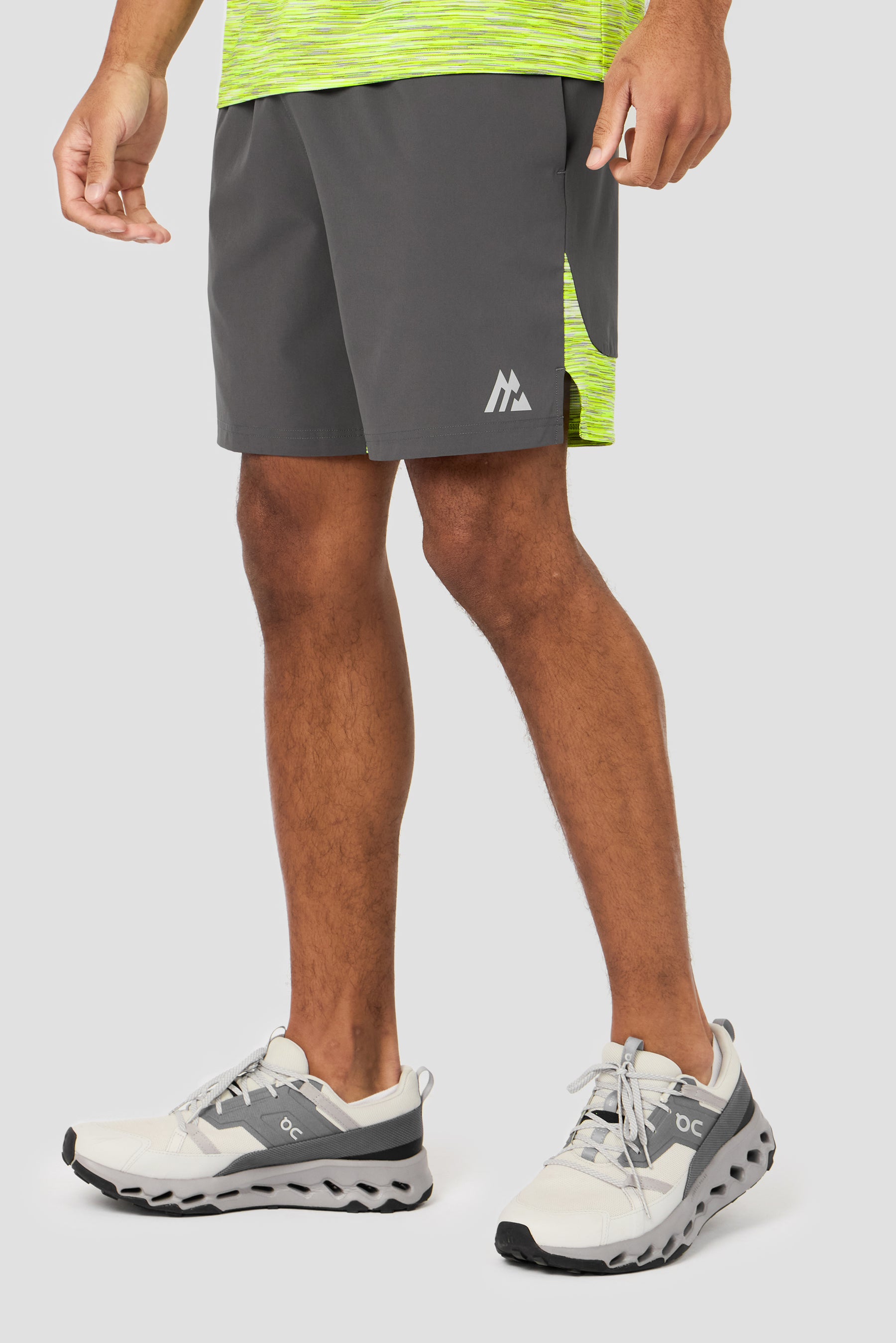 Trail Panel Short - Grey/OG Neon