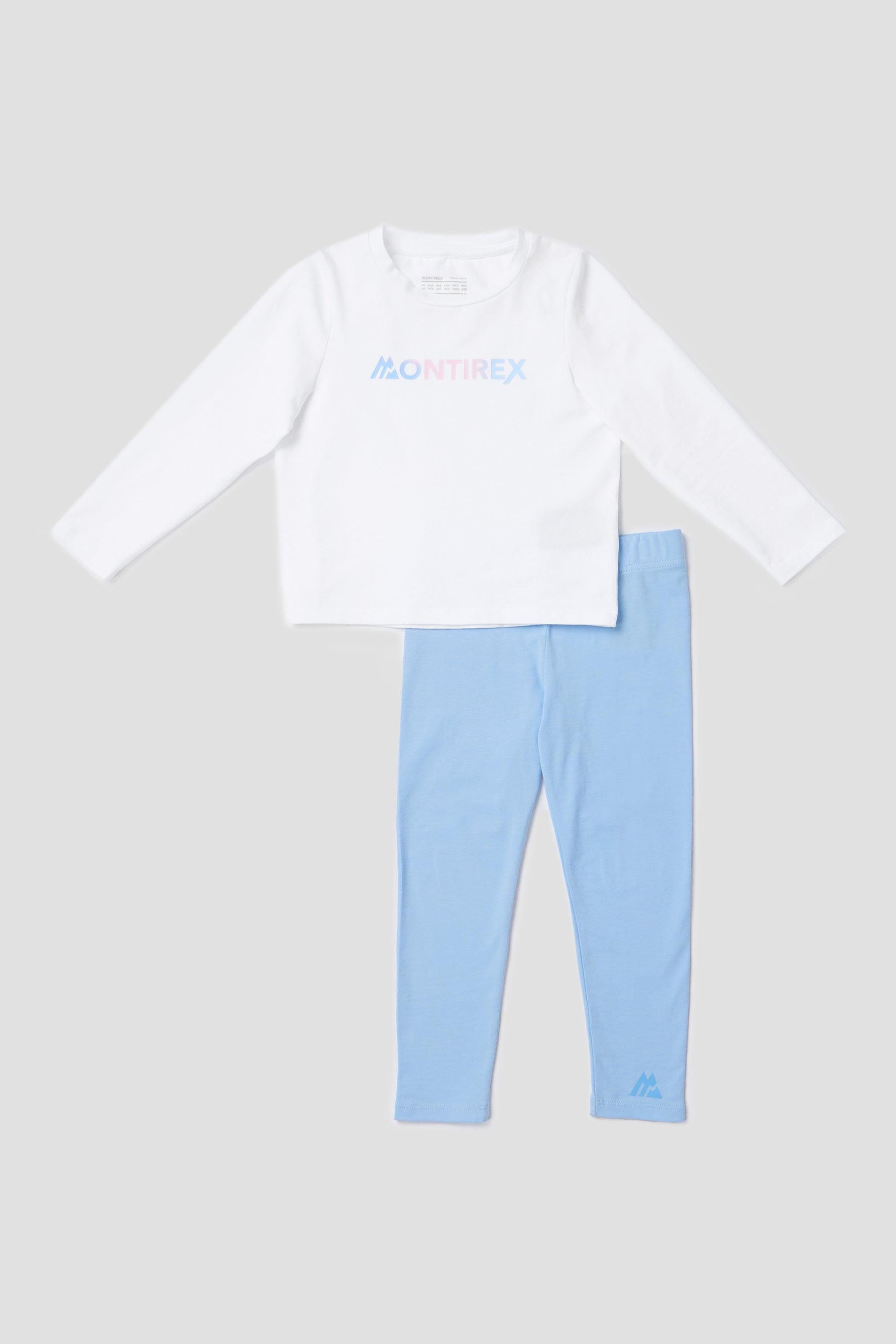 Infants Girls Cloud T-Shirt/Legging Set - Baby Blue