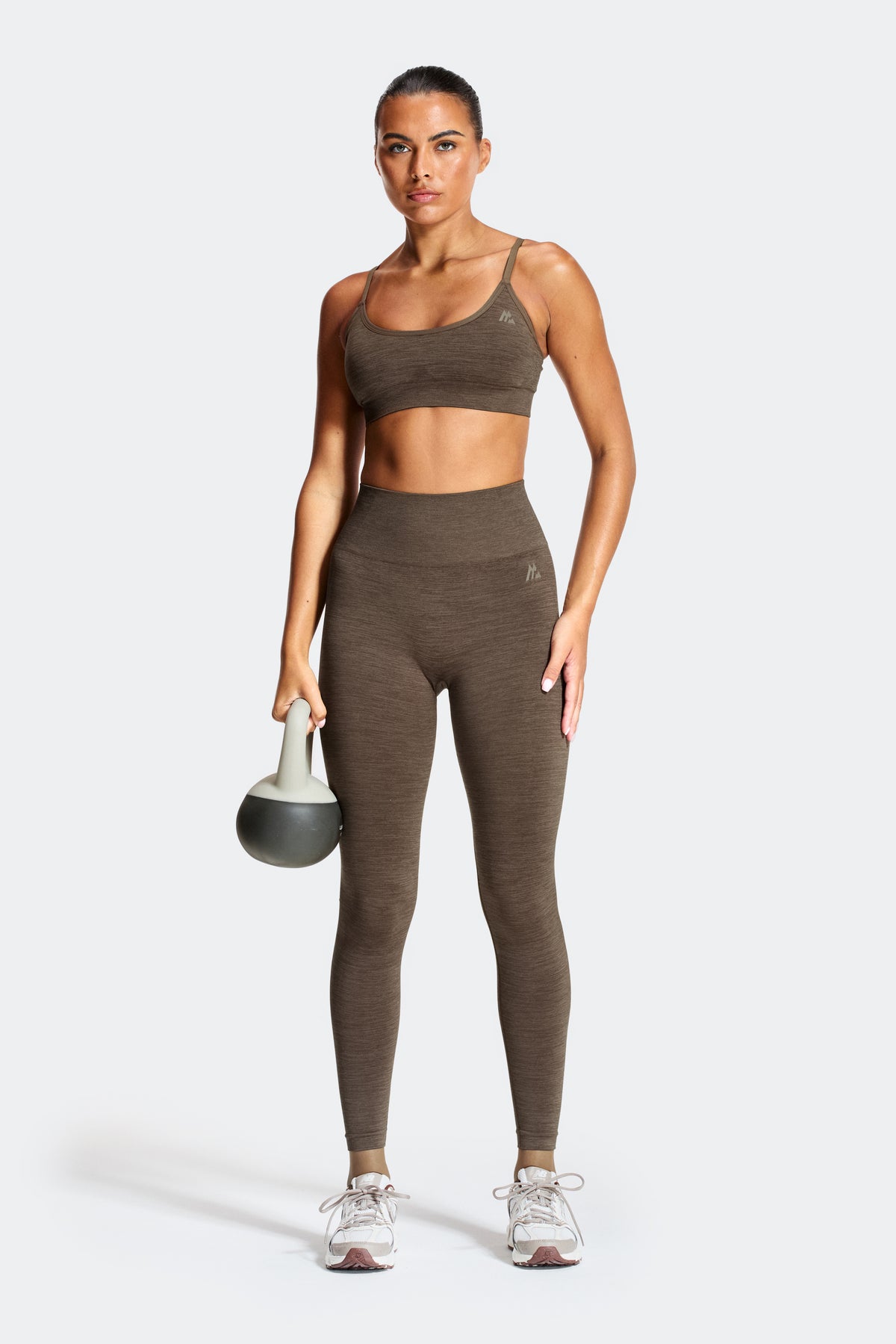 Trail Seamless Bra - Macchiato Marl