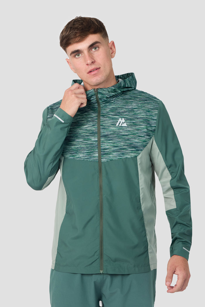 Trail Windbreaker - Green/Blue