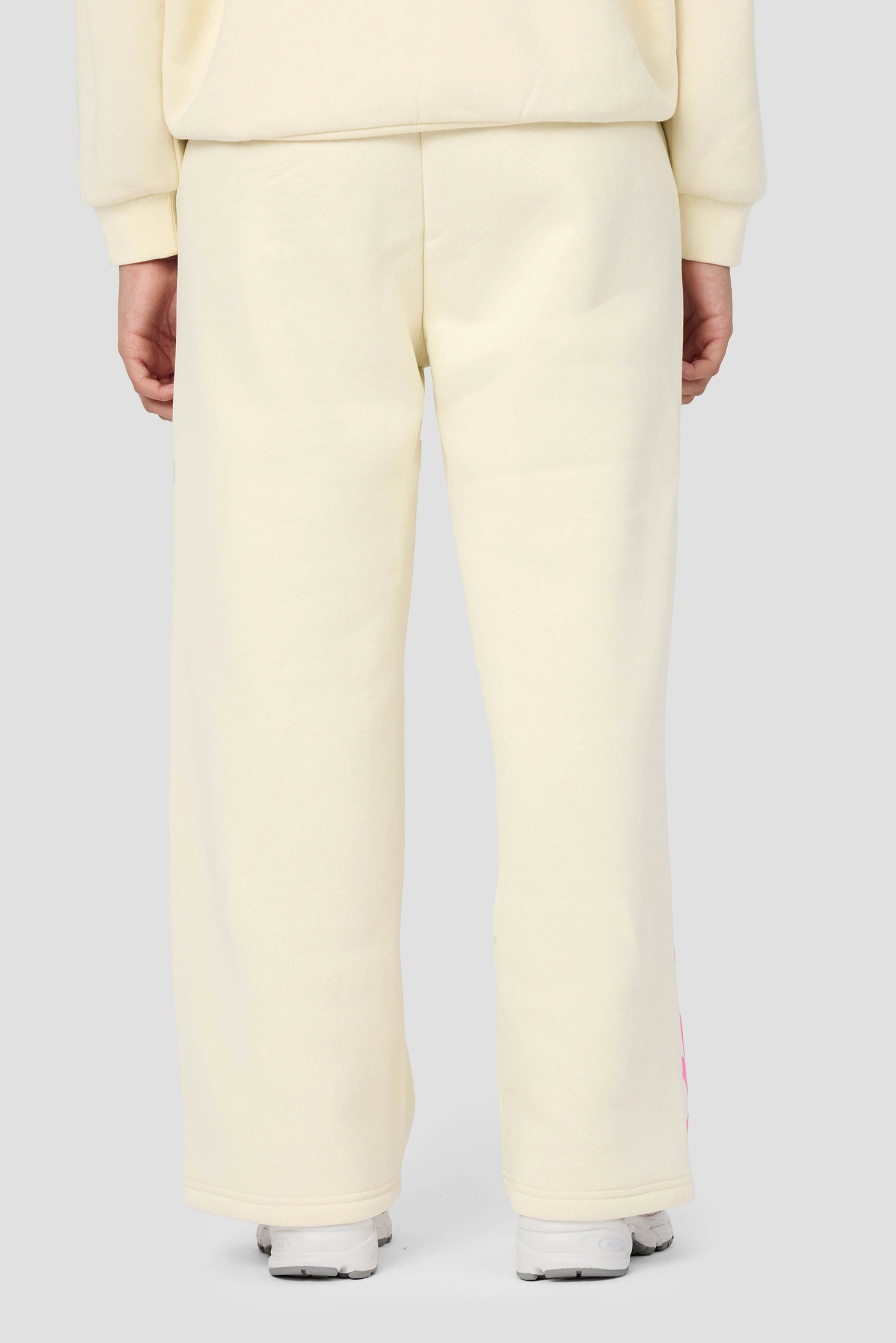 Girls Vibe Wide Leg Jogger - Vanilla Foam