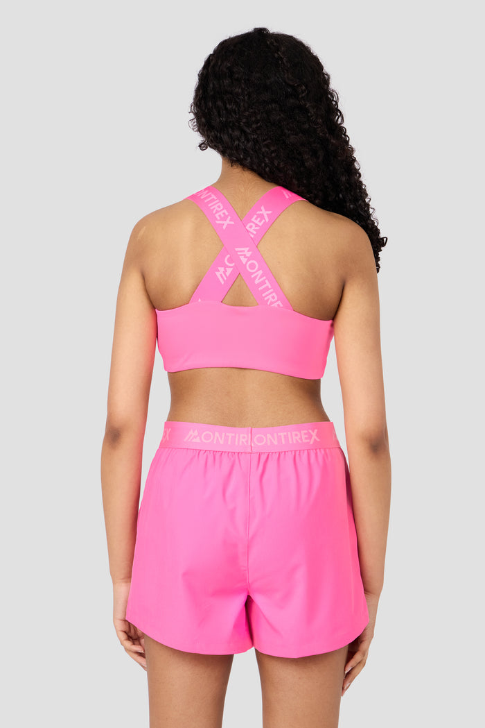 Girls Icon Bra Top - Fuchsia