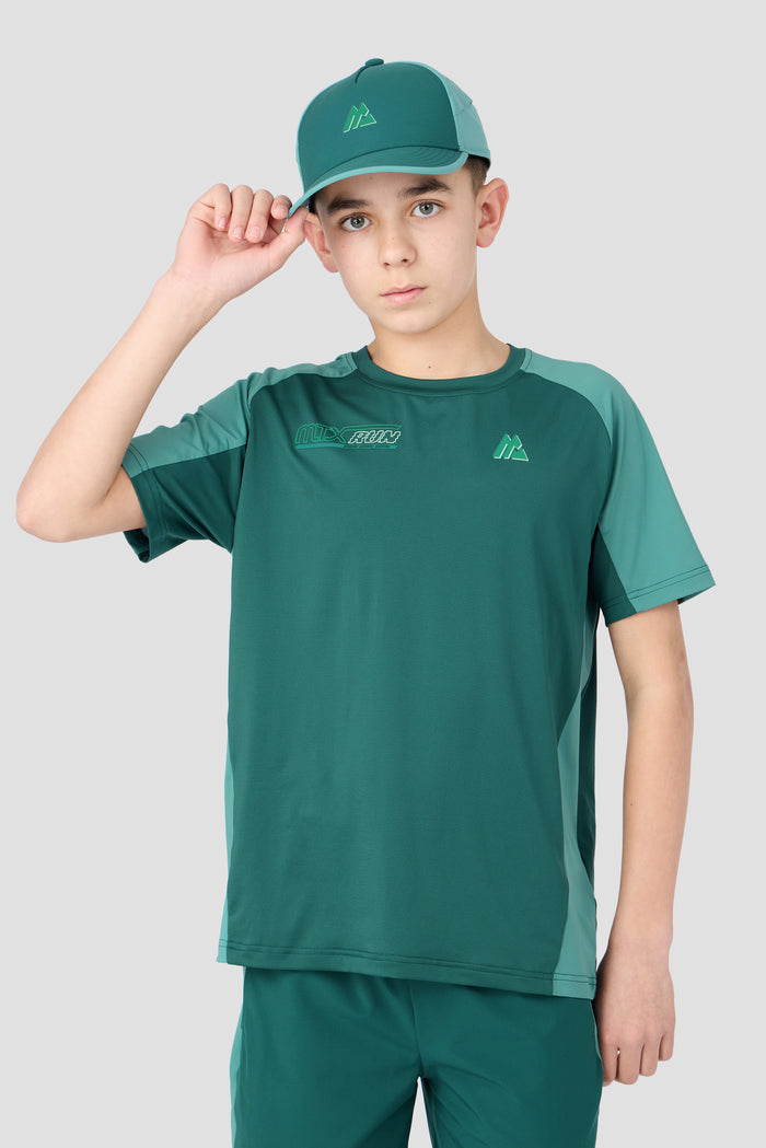 Boys MTX Run Turbo Cap - Ocean Abyss/Steel Teal