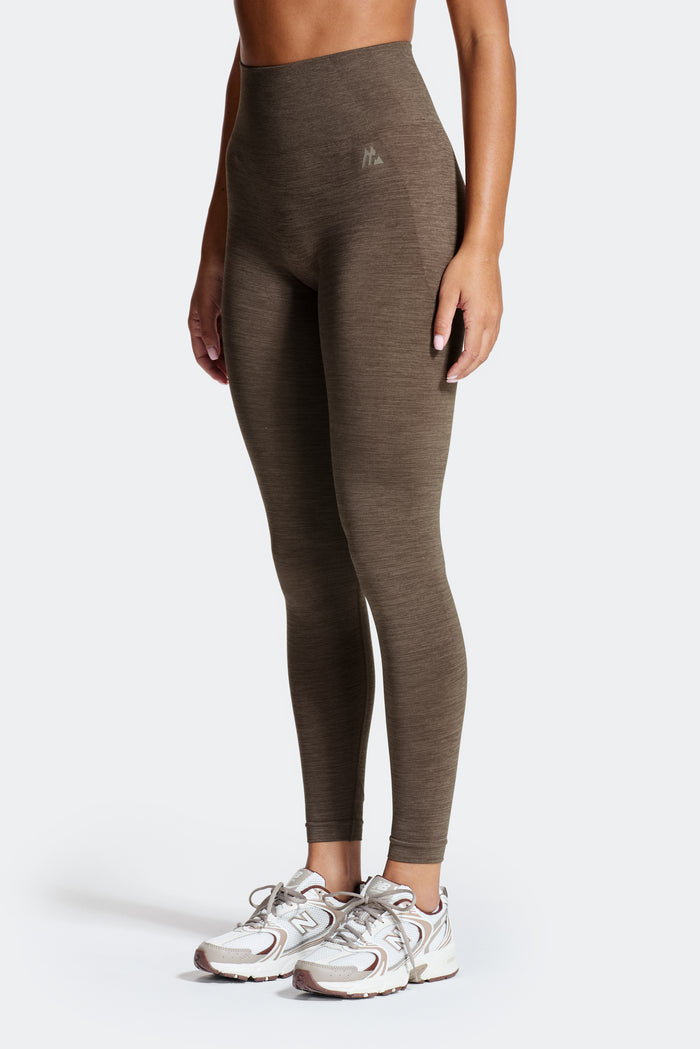 Trail Seamless legging - Macchiato Marl