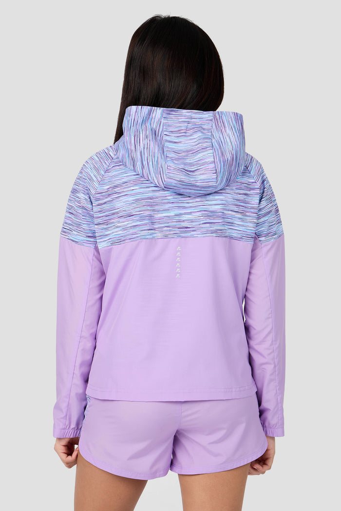 Trail Windbreaker - Lilac/Blue/White