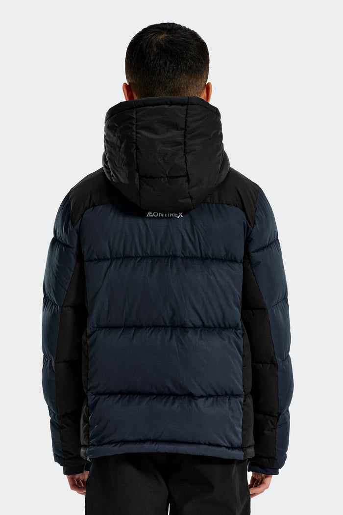 Carve Down Jacket - Navy Shadow/Black