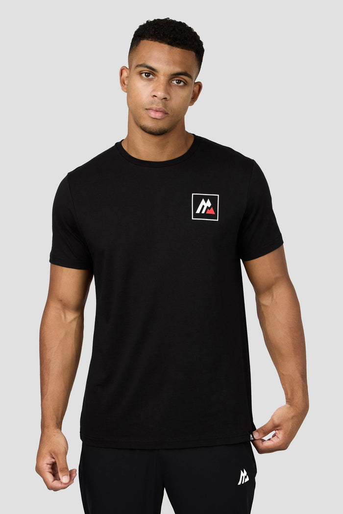 M Box Logo T-Shirt - Black