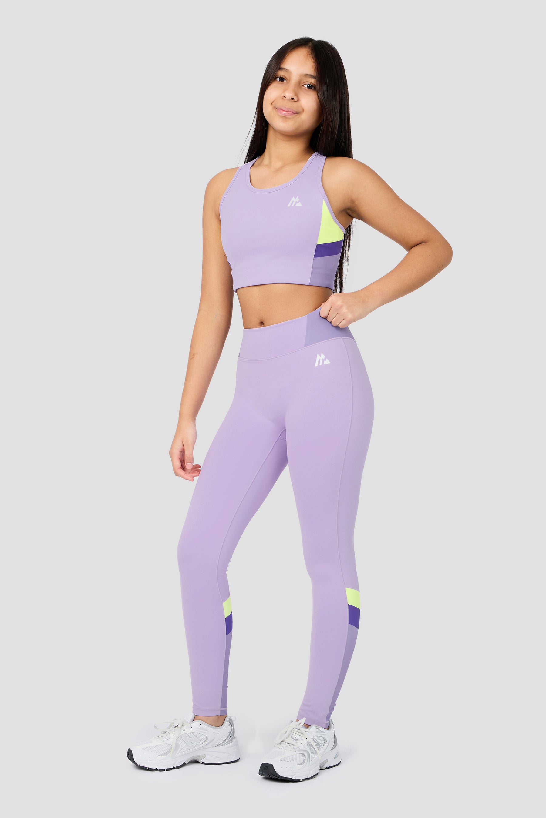 Girls Lumina Legging - Parma/Lilac Chalk/Palazzo/Apple