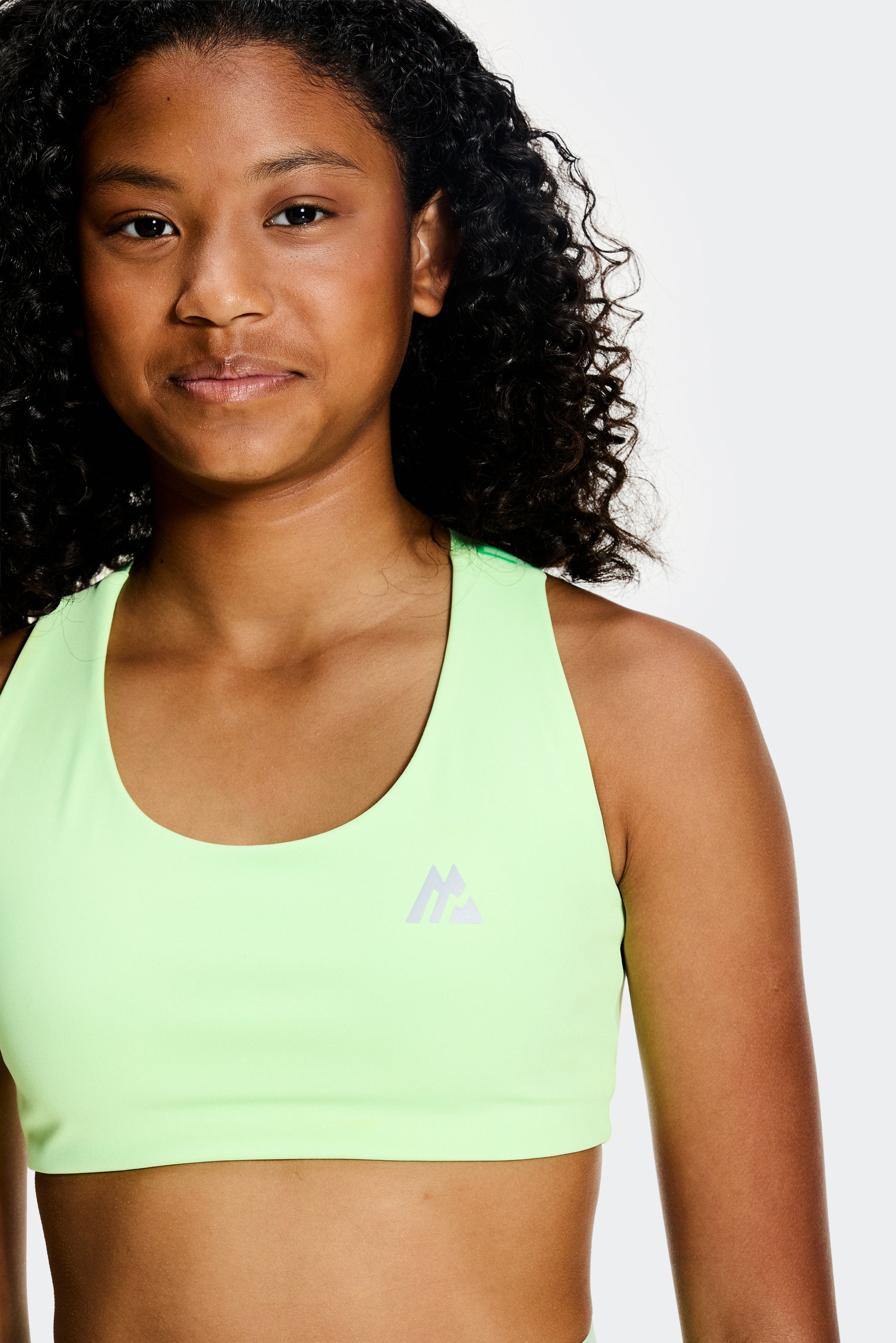Girls Icon Bra Top - Iced Matcha