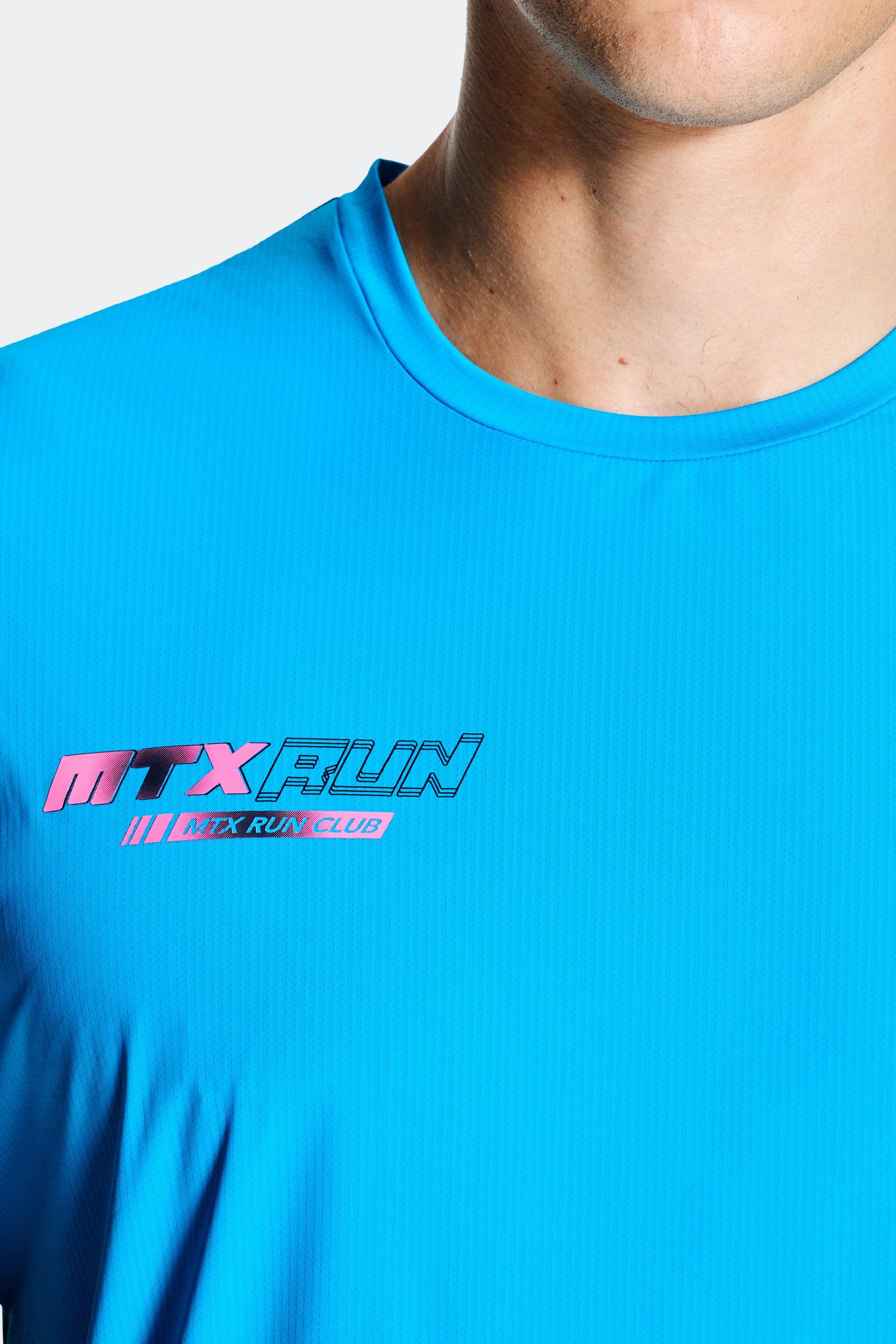 MTX Run Vertex T-Shirt - Maya Blue/Midnight Blue
