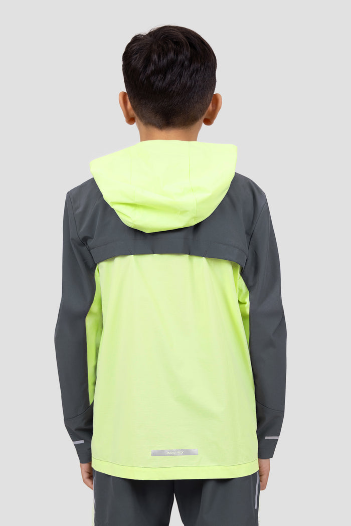 Boys Vortex Jacket - Slate Grey/Citrus