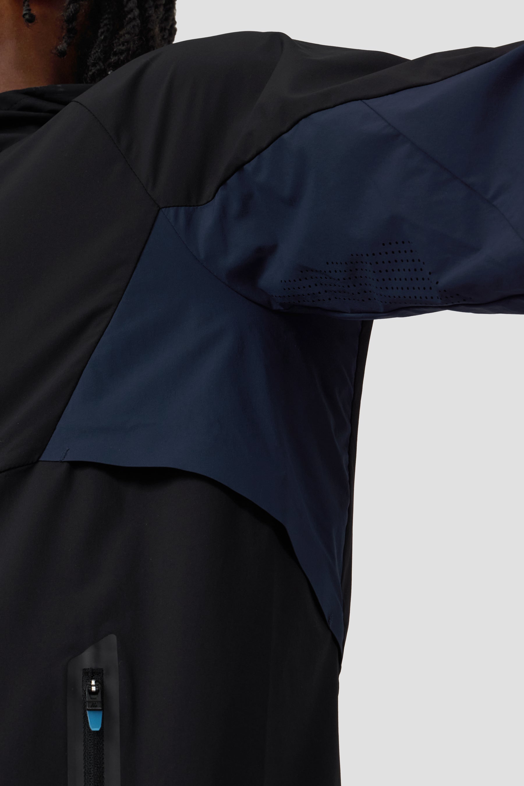 Endurance Jacket - Black/Midnight Blue/Bondi