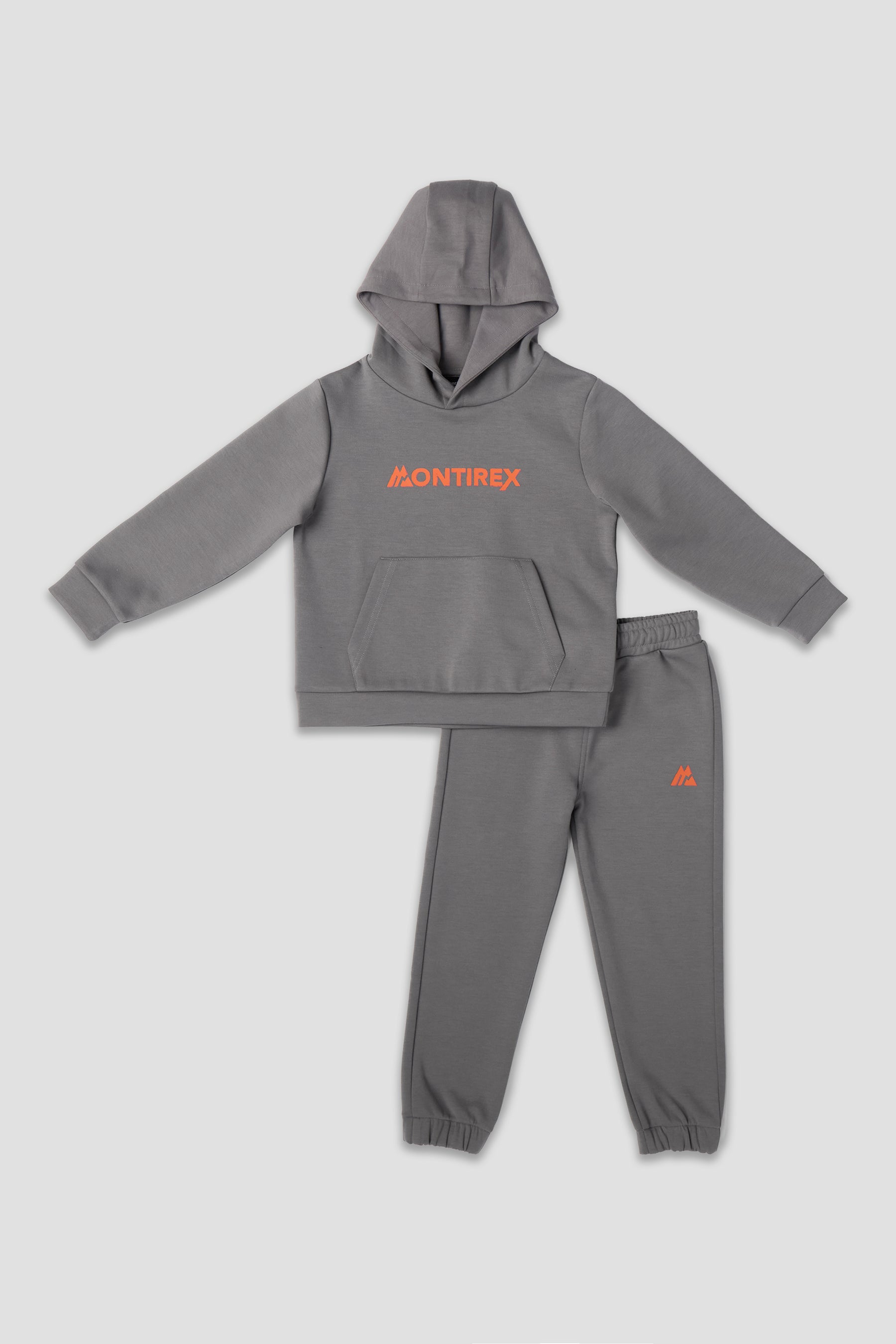 Infant Boys Explore Hood/Jogger Set - Cement Grey