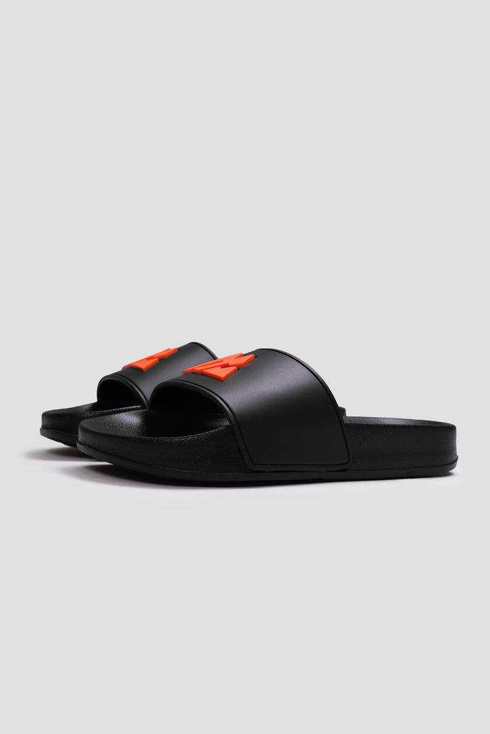 Junior MTX Slides - Black/Fiery Orange