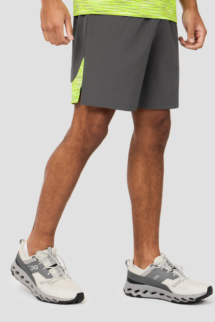 Trail Panel Short - Grey/OG Neon