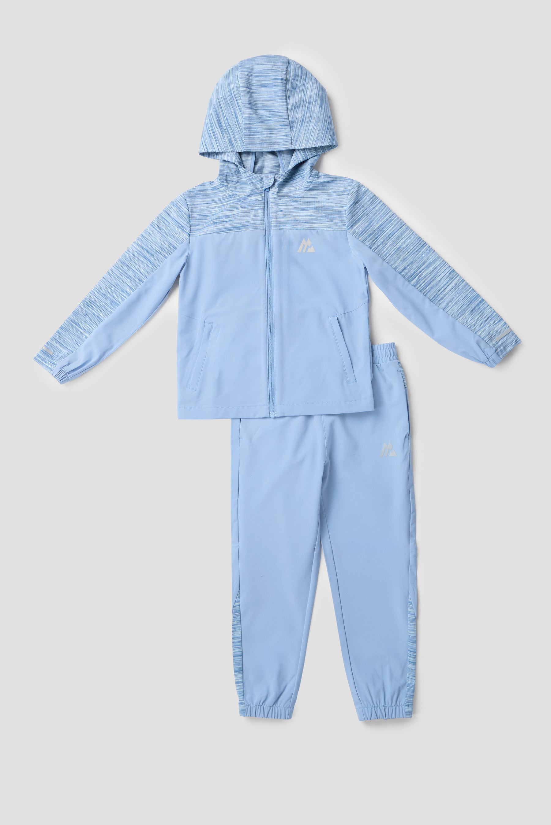 Infant Boys Trail Windbreaker/Pant Set - Charcoal Blue Multi