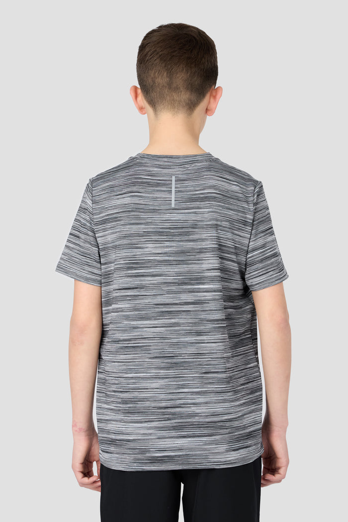 Boys Trail T-Shirt - Black Grey Multi
