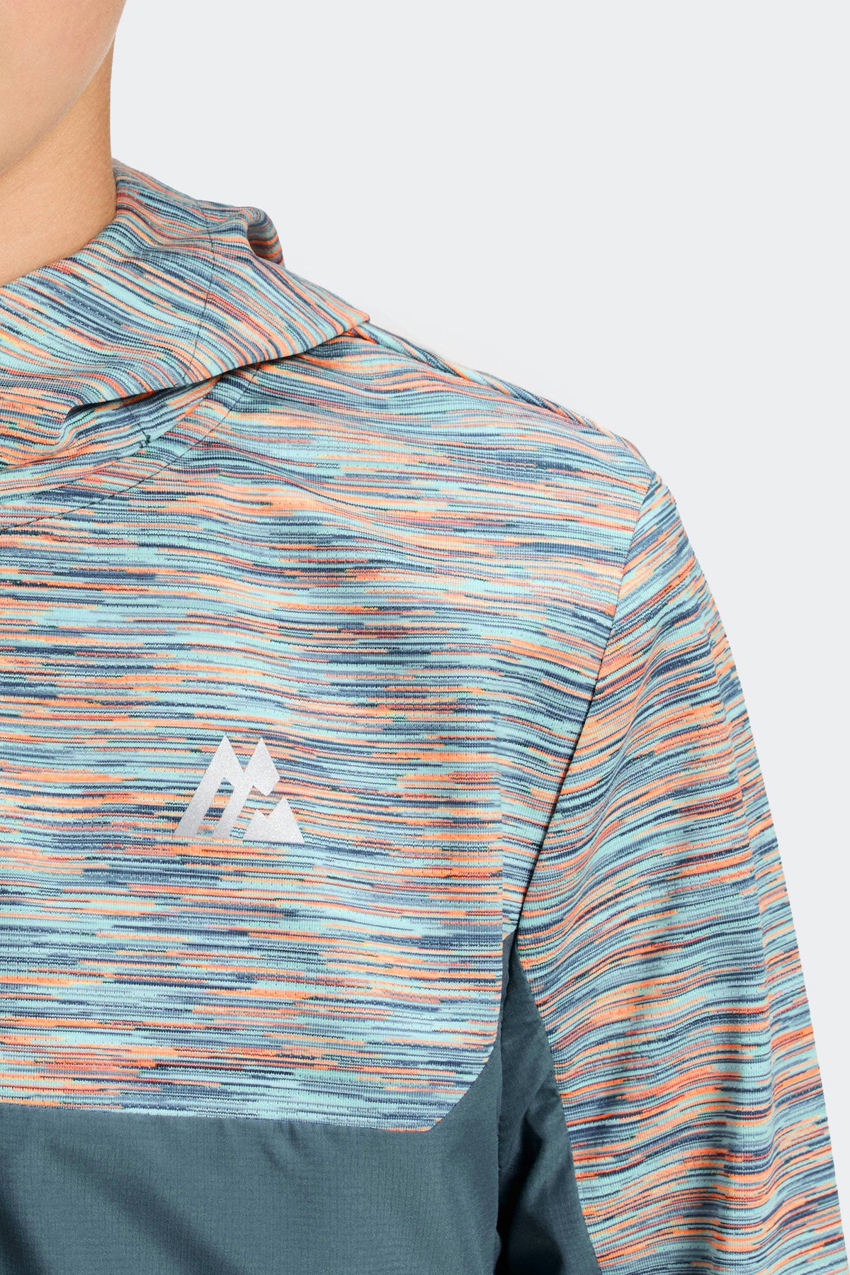 Boys Trail Windbreaker - Blue Multi/Orange