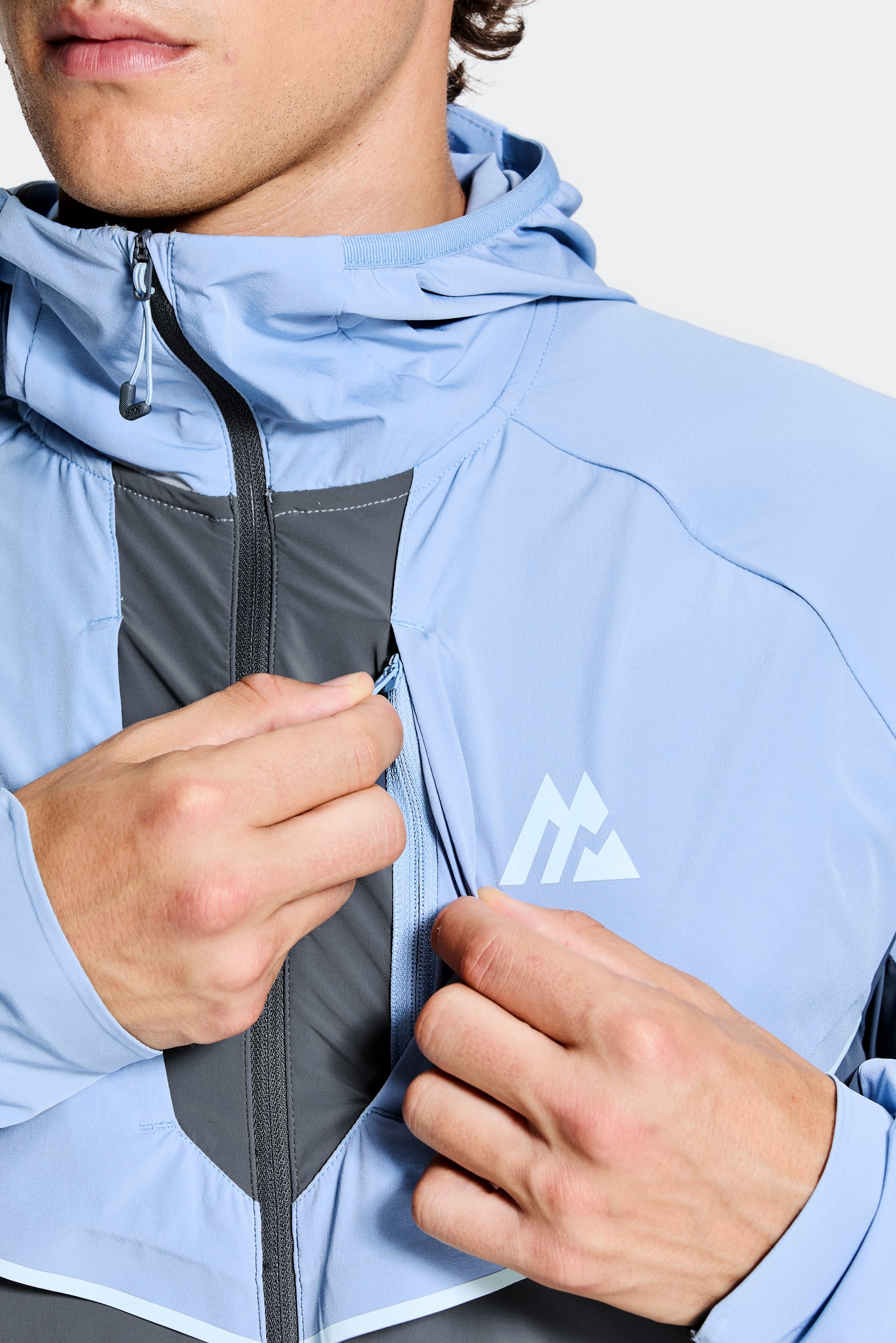 MTX Trail Traction Windbreaker - Cloudy Blue/Slate Grey