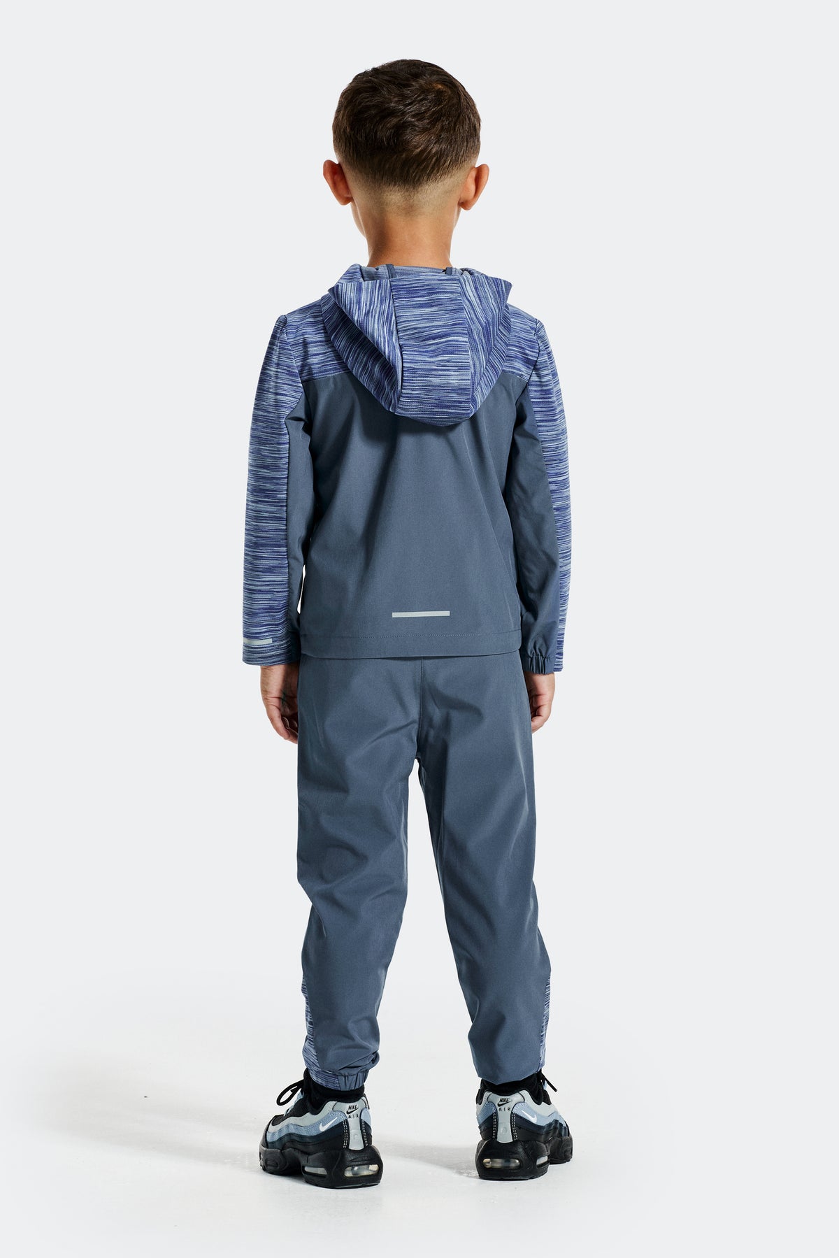 Infant Boys Trail Windbreaker/Pant Set - Blue Slate/Blue
