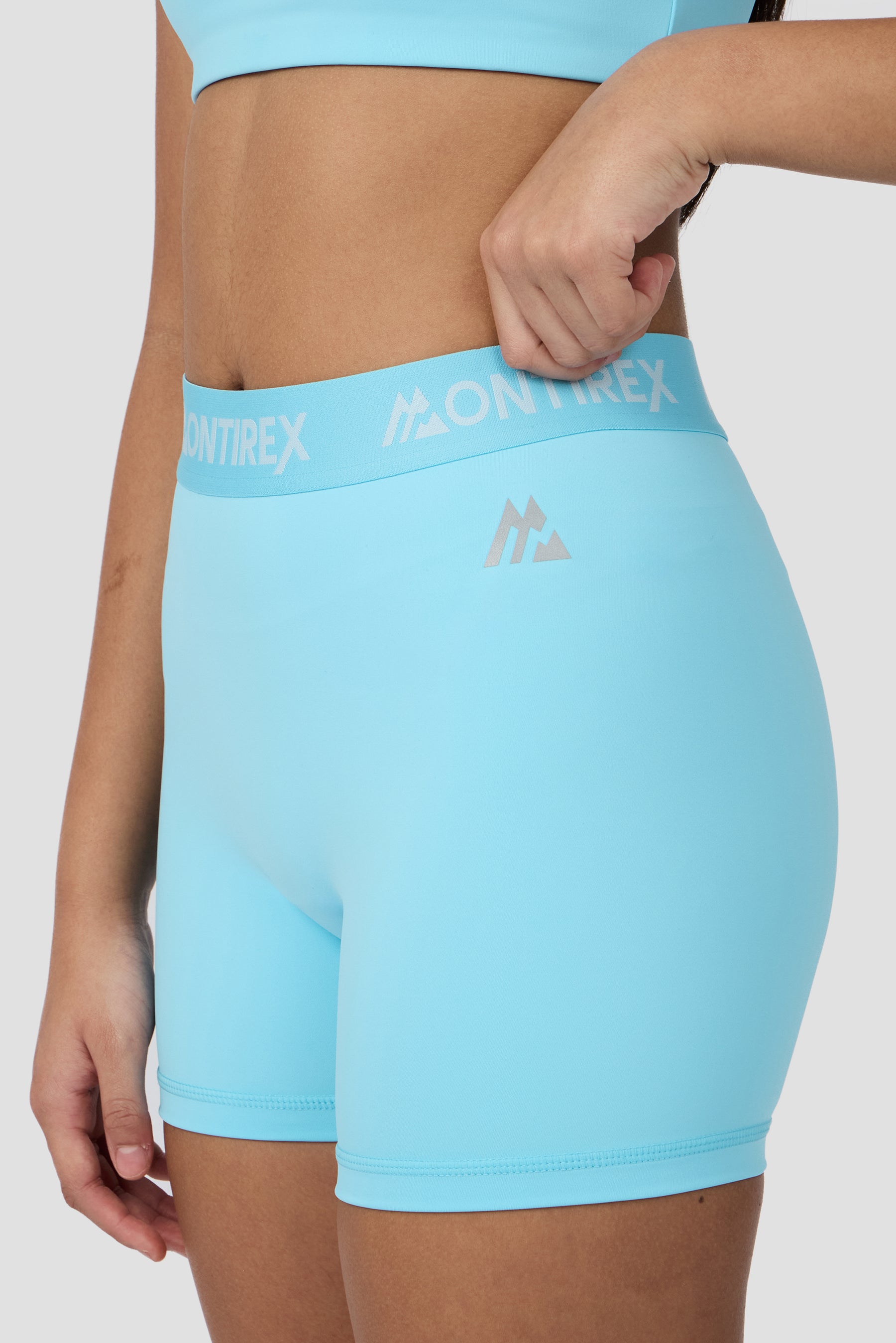 Girls Icon Cycling Short - Seashell Blue