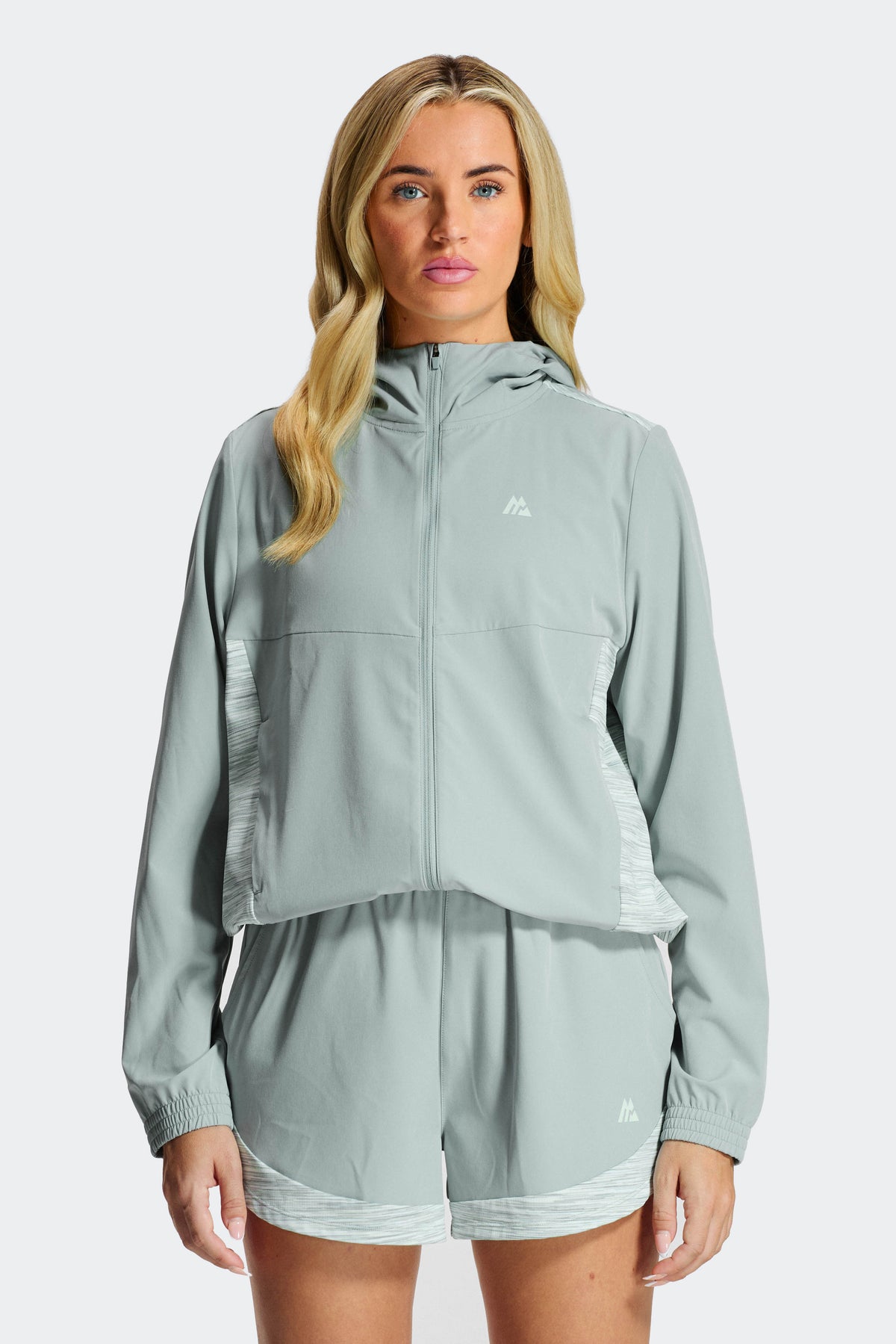Women's Trail Windbreaker - Slate/Honeydew/White