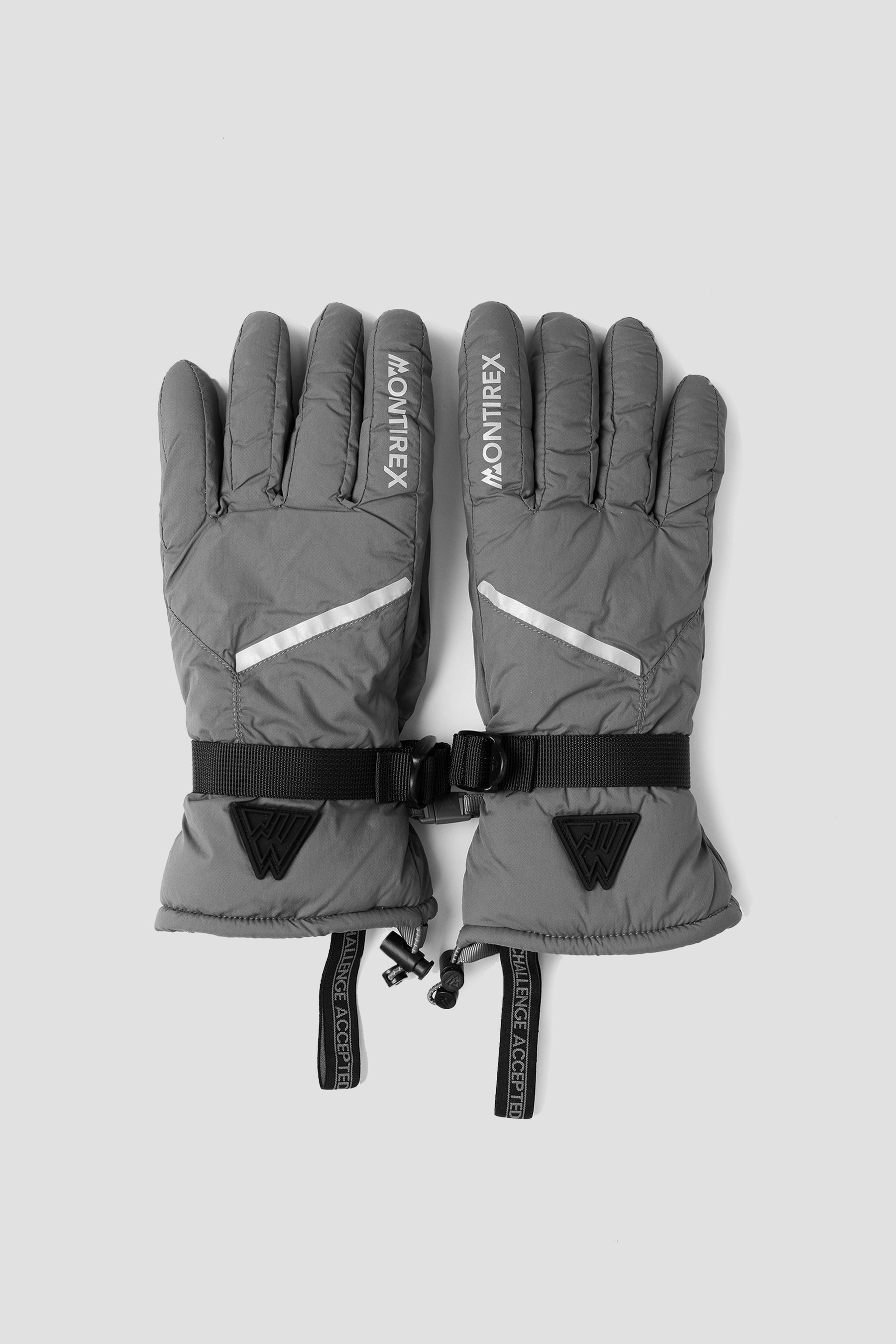 Mogul Ski Glove - Cement Grey